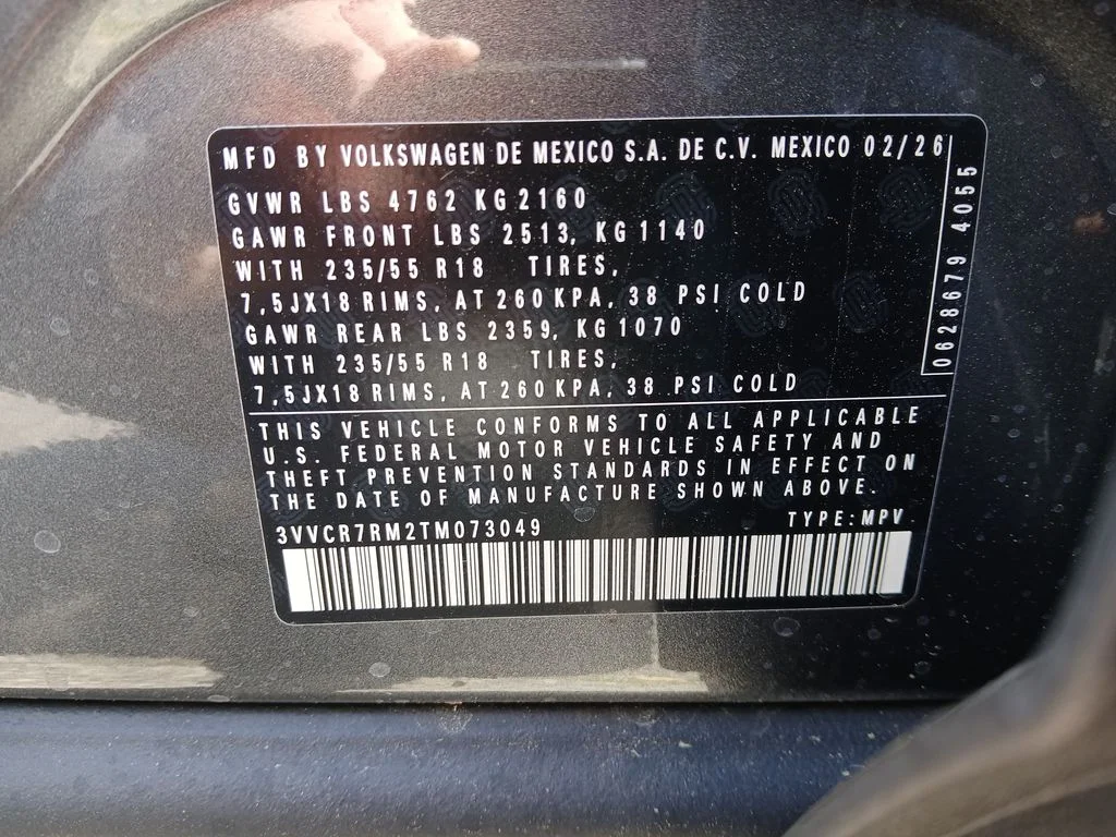 New 2026 Silver Volkswagen 2.0T S image 28