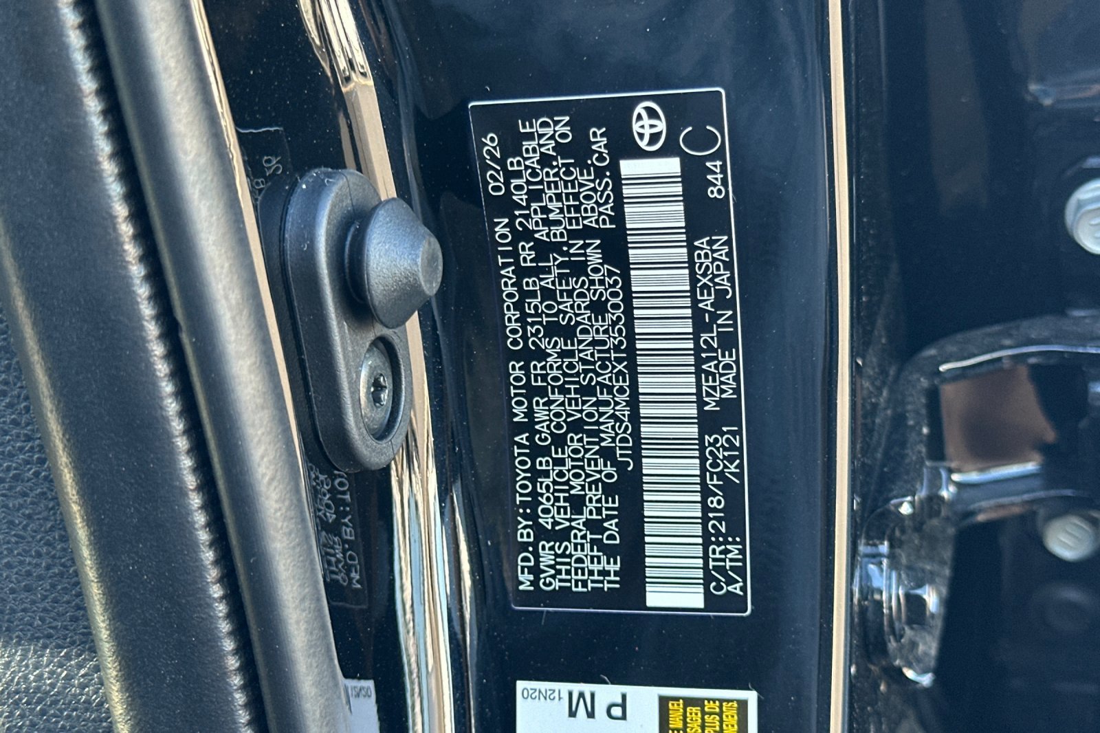 Certified Used 2026 Midnight Black Metallic Toyota SE image 28