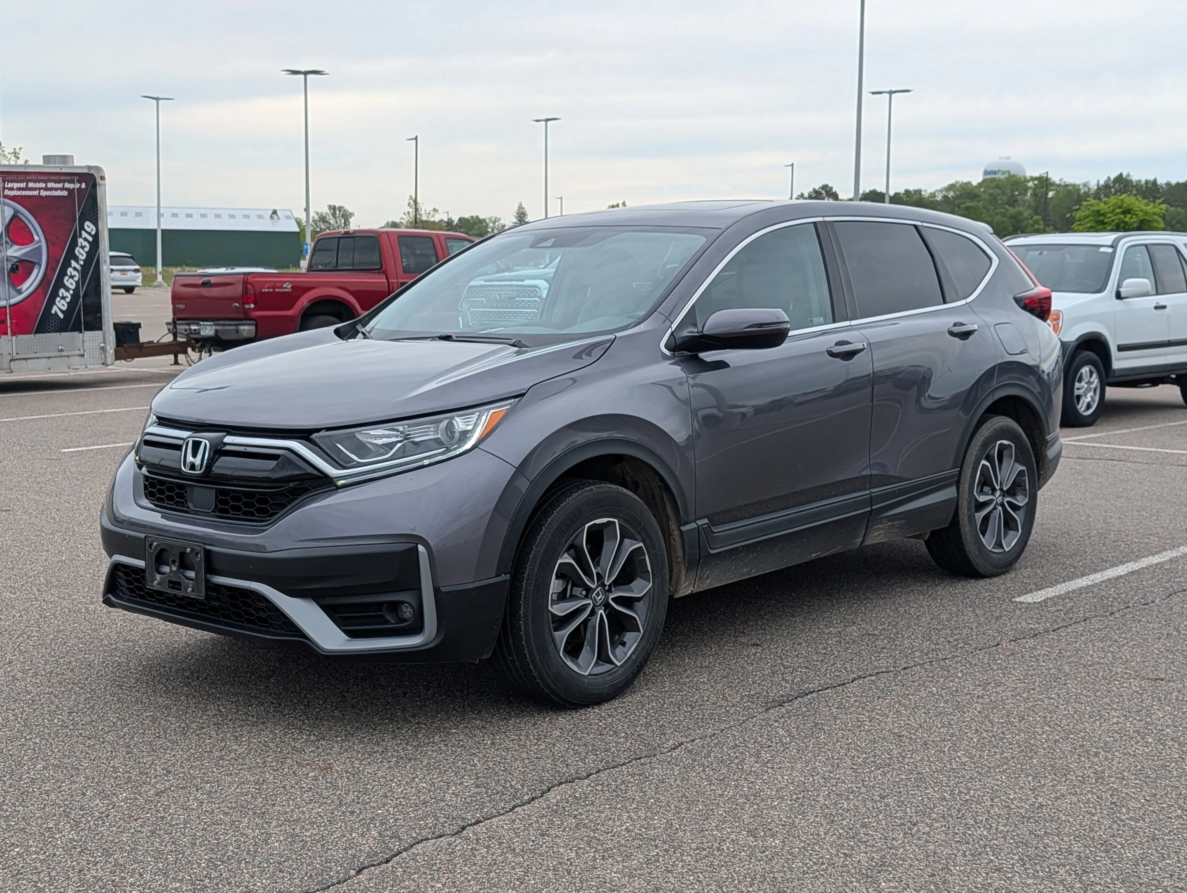 Used 2020 Honda CR-V EX-L with VIN 2HKRW2H80LH666553 for sale in Waite Park, Minnesota