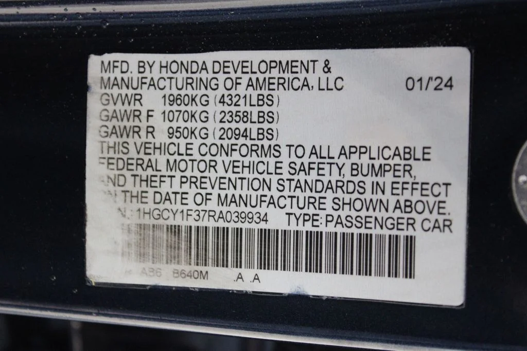 Used 2024 Canyon River Blue Metallic Honda EX image 30