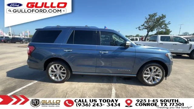 Certified Used 2019 Blue Metallic Ford Platinum image 9