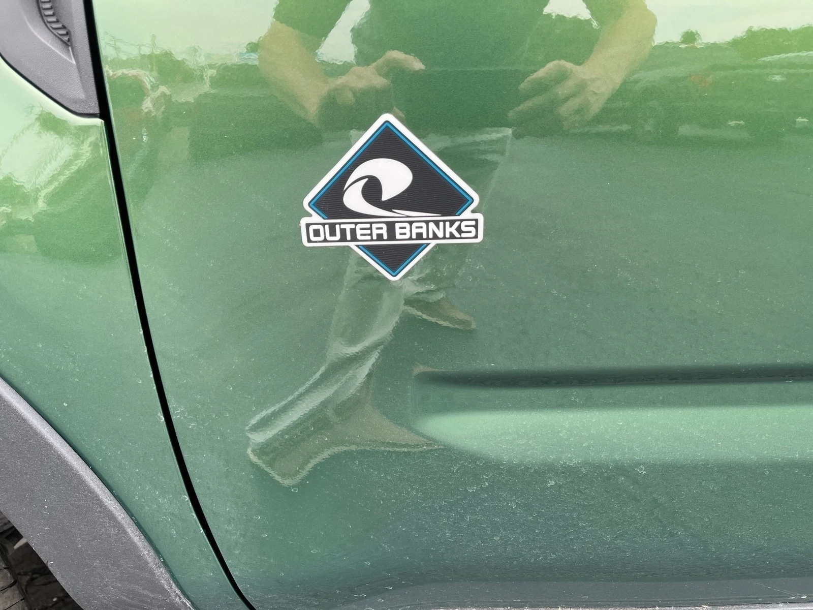 Used 2025 Eruption Green Metallic Ford Outer Banks image 3