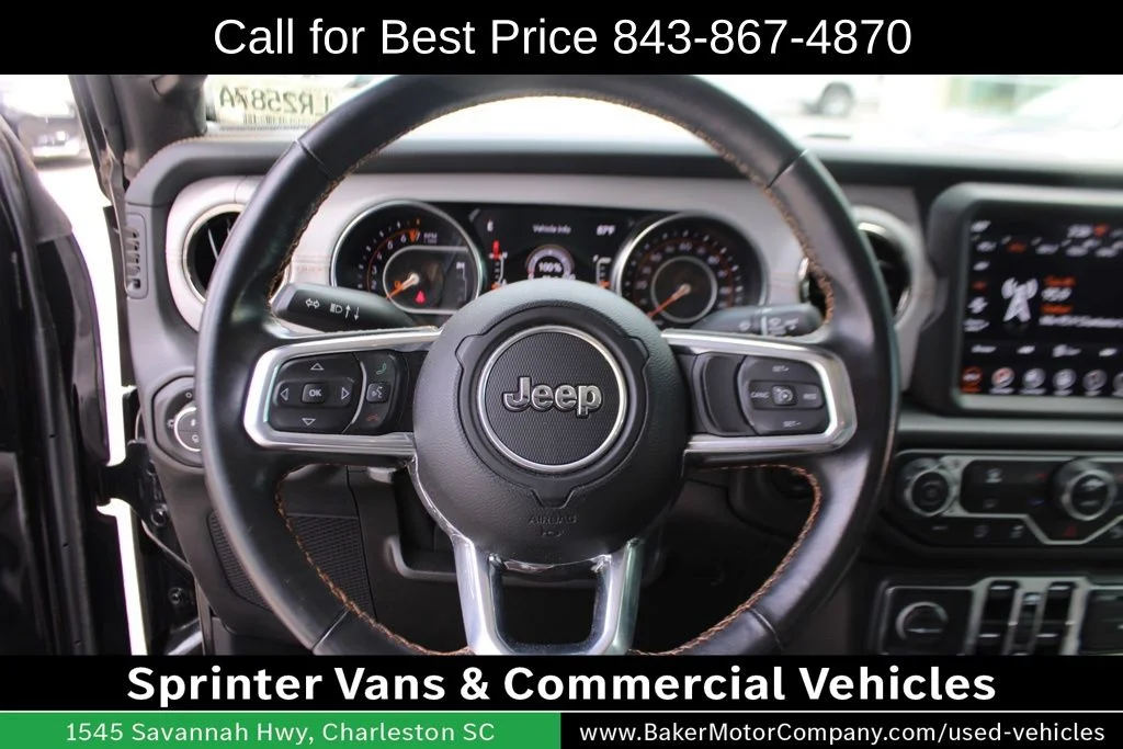 Used 2021 Black Clearcoat Jeep Overland image 5