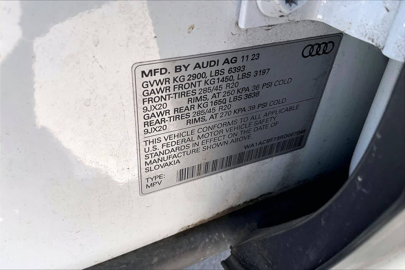 Used 2024 Glacier White Metallic Audi Premium image 34