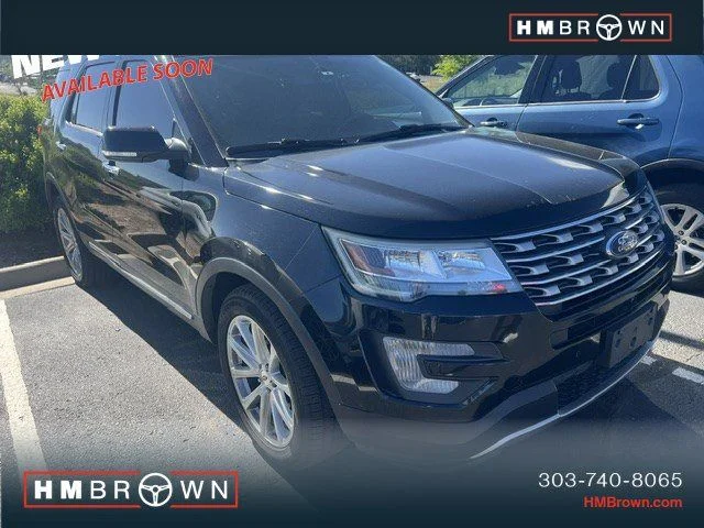 Used 2017 Shadow Black Ford Limited image 1