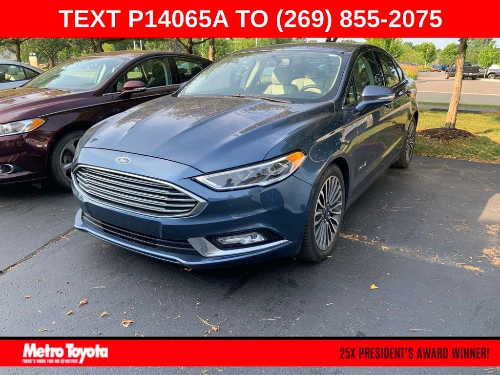 Used 2018 Blue Ford Titanium image 1