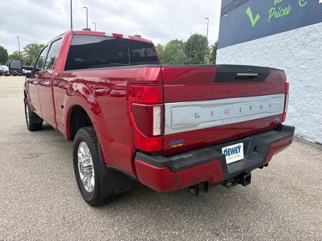 Used 2020 Red Metallic Ford Limited image 3