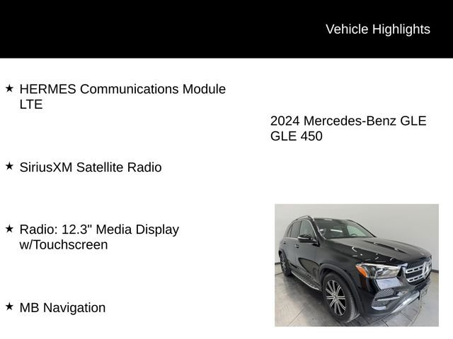 Certified Used 2024 Black Mercedes-Benz GLE 450 image 6