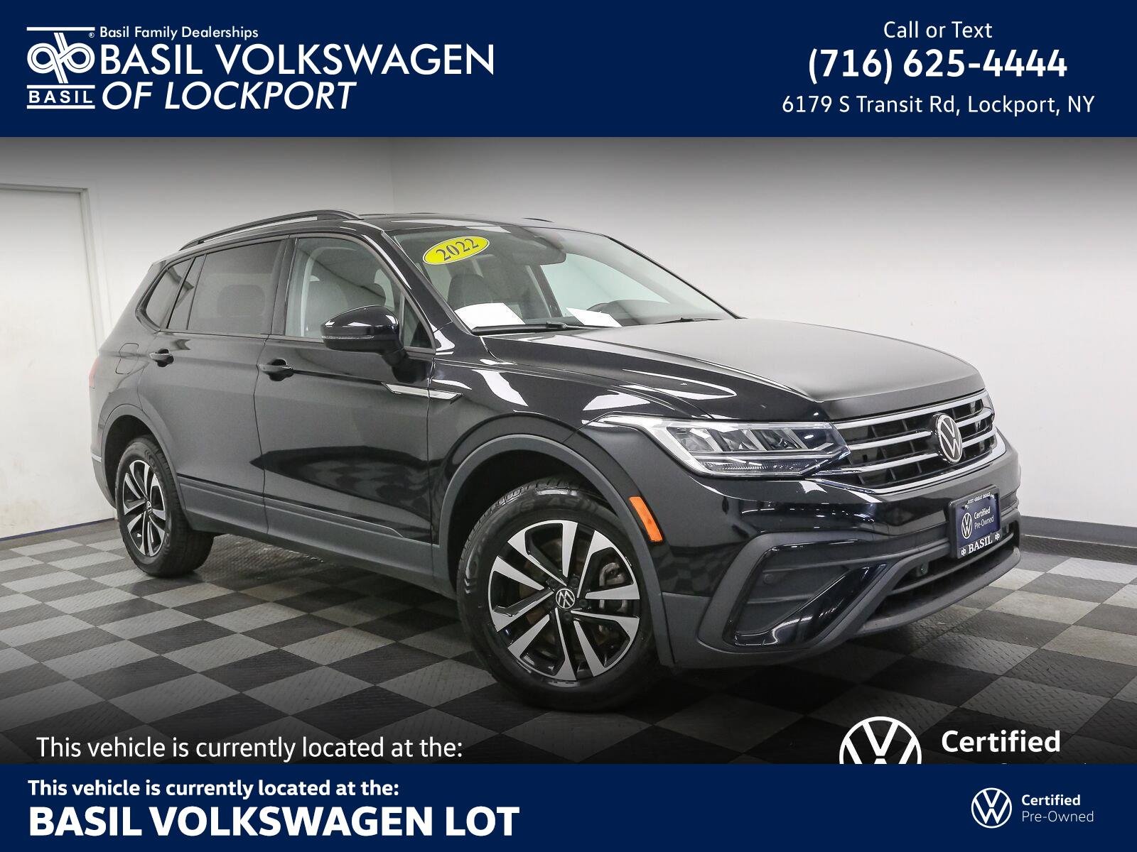 Used 2022 Deep Black Pearl Volkswagen S image 1