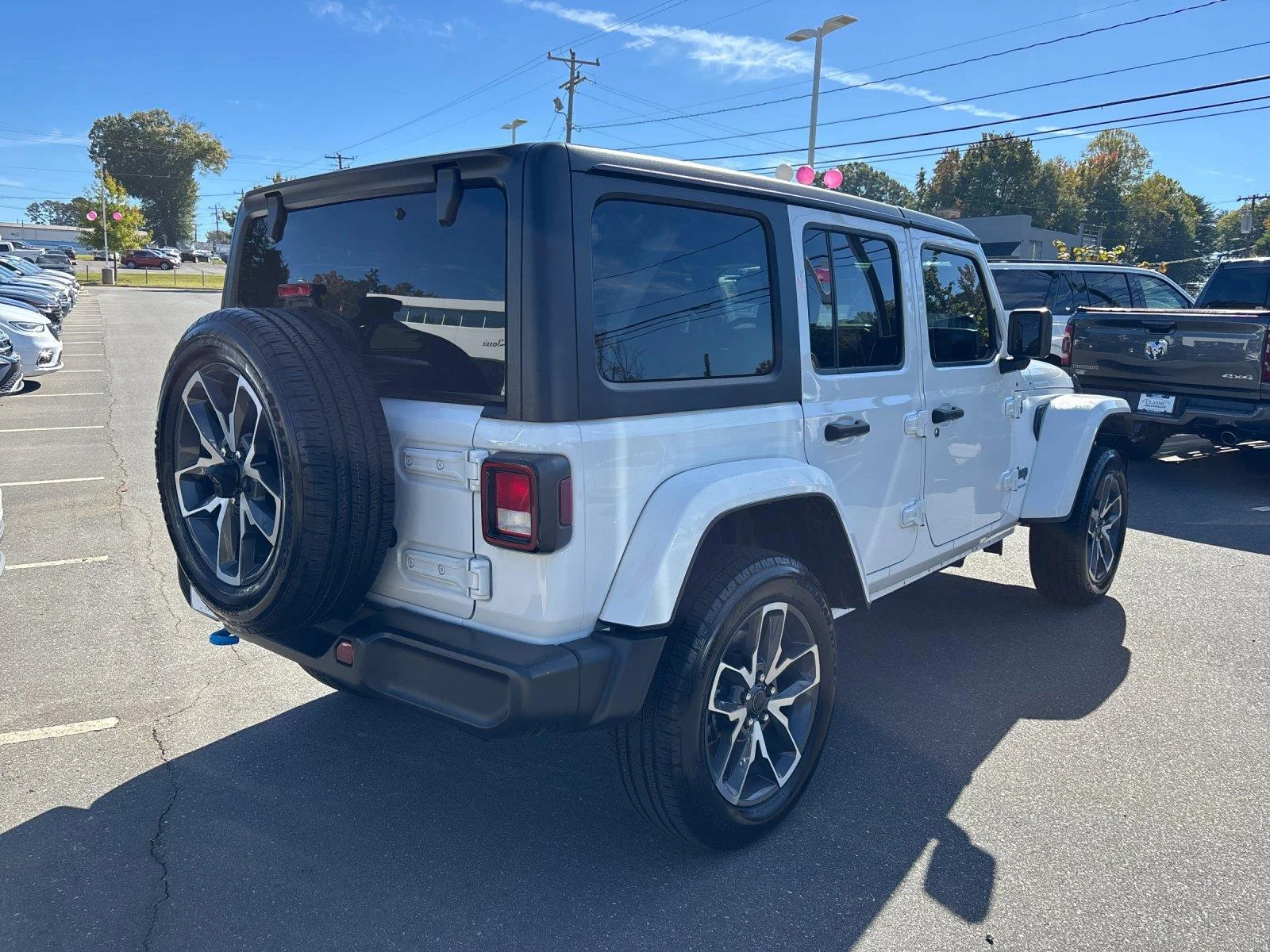 Used 2024 Bright White Clearcoat Jeep Sport S image 5
