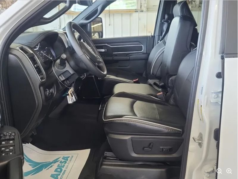 Used 2025 Bright White Clearcoat Ram Laramie image 7