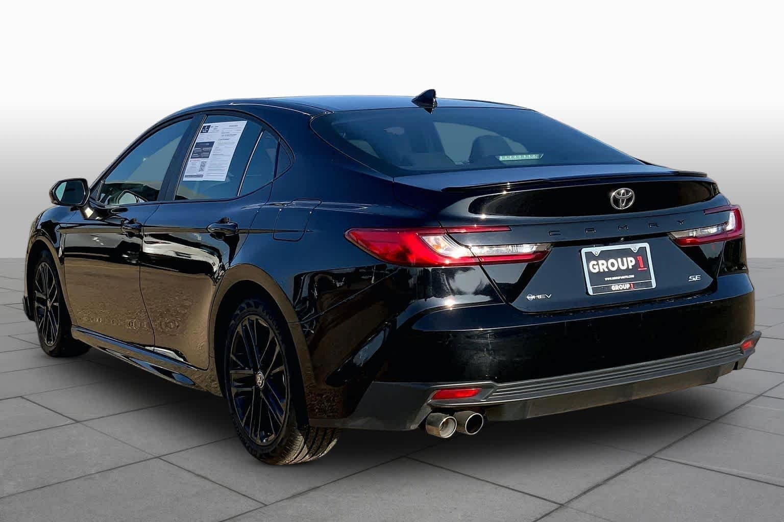 Used 2025 Midnight Black Metallic Toyota SE image 12