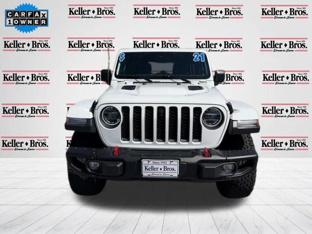 Used 2021 White Jeep Unlimited Rubicon image 2