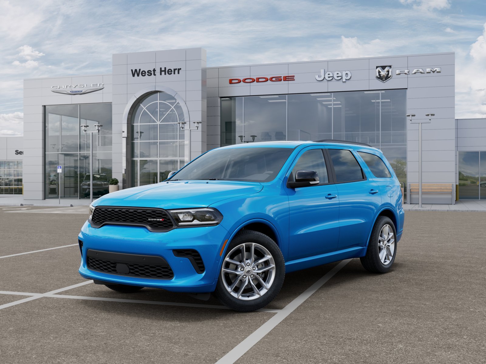 New 2026 B5 Blue Exterior Paint Dodge DURANGO GT PLUS AWD image 27