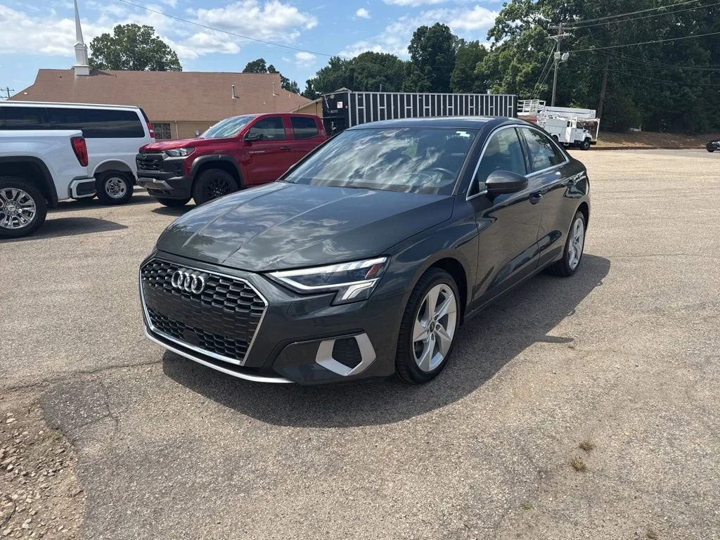 Gray 2024 Audi A3 40 TFSI Premium FWD Sedan Front-Wheel Drive