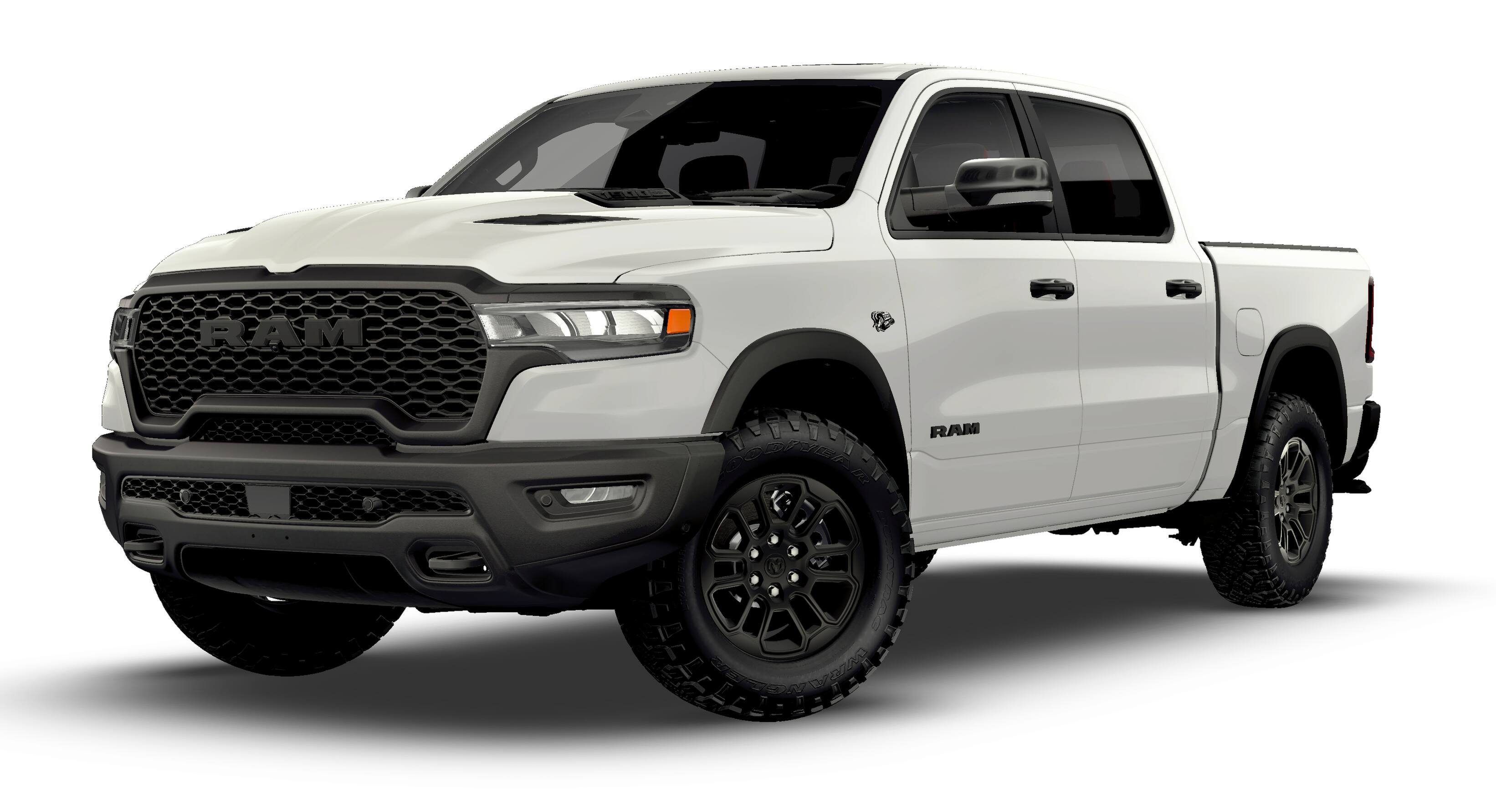 New 2026 Bright White Clear-Coat Exterior Paint RAM REBEL image 13
