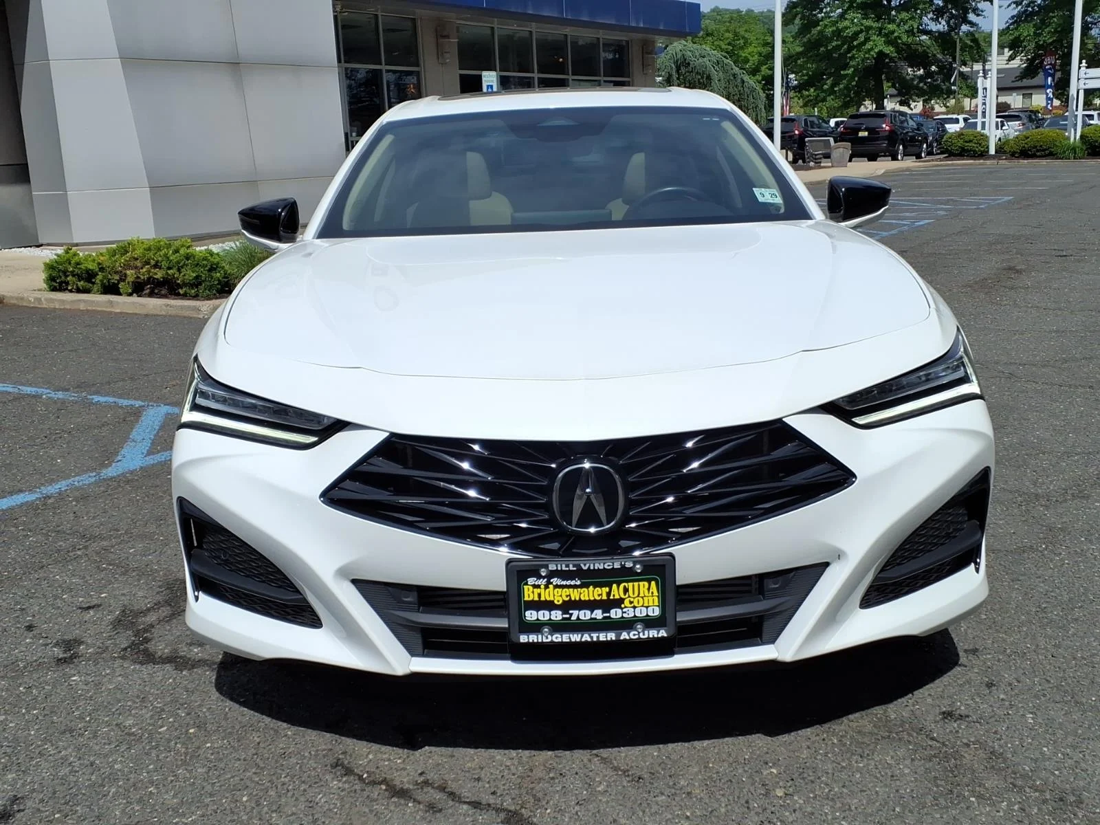 Used 2024 Platinum White Pearl Acura TECH image 2