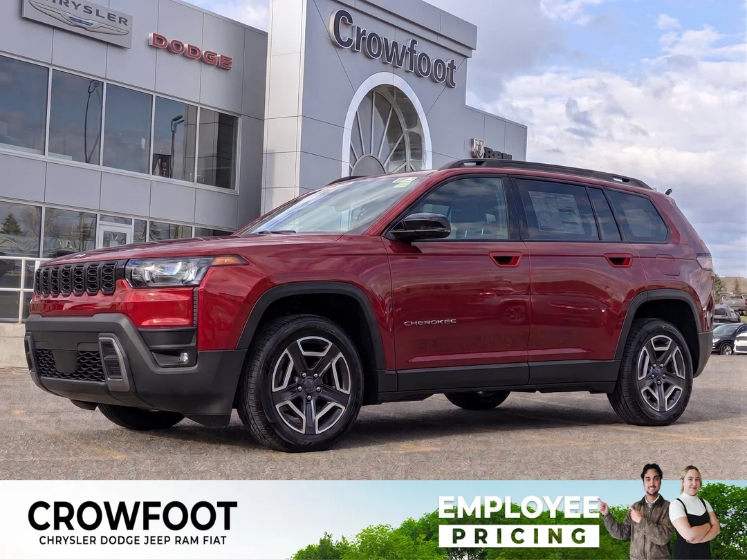 New 2026 Red Jeep Limited - - 4x4 - 1.6L Turbo Hybrid - Pano Sunroof - 12.3 Dsply - Pwr Liftgate & More! image 1