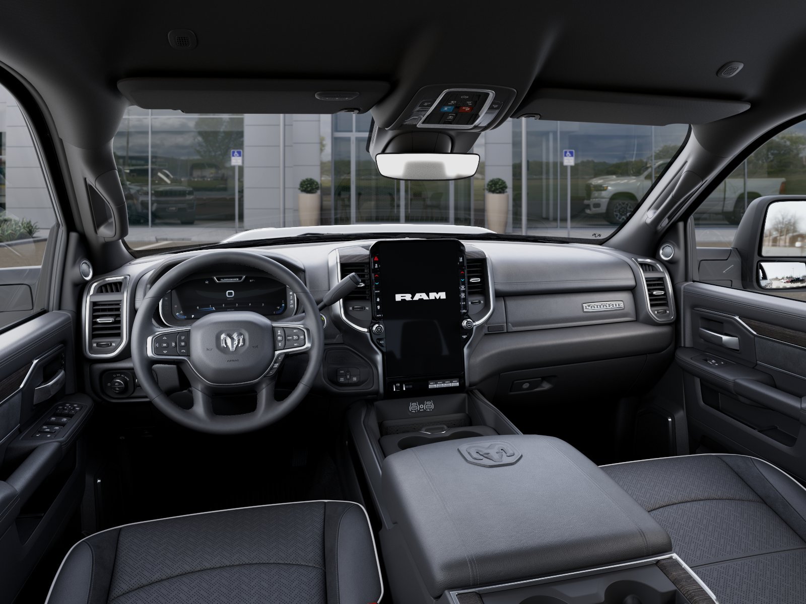 New 2026 Bright White Clear-Coat Exterior Paint RAM Laramie image 39