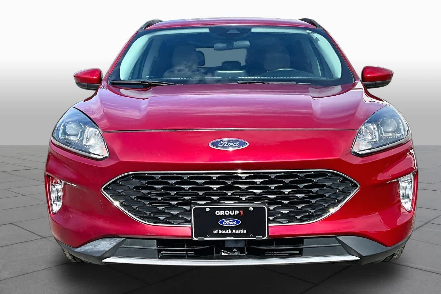 Used 2021 Rapid Red Metallic Tinted Clearcoat Ford SEL image 4