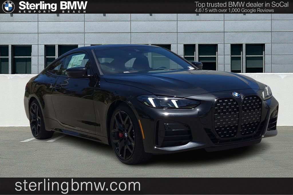 New 2027 Black Sapphire Metallic BMW 430i image 1