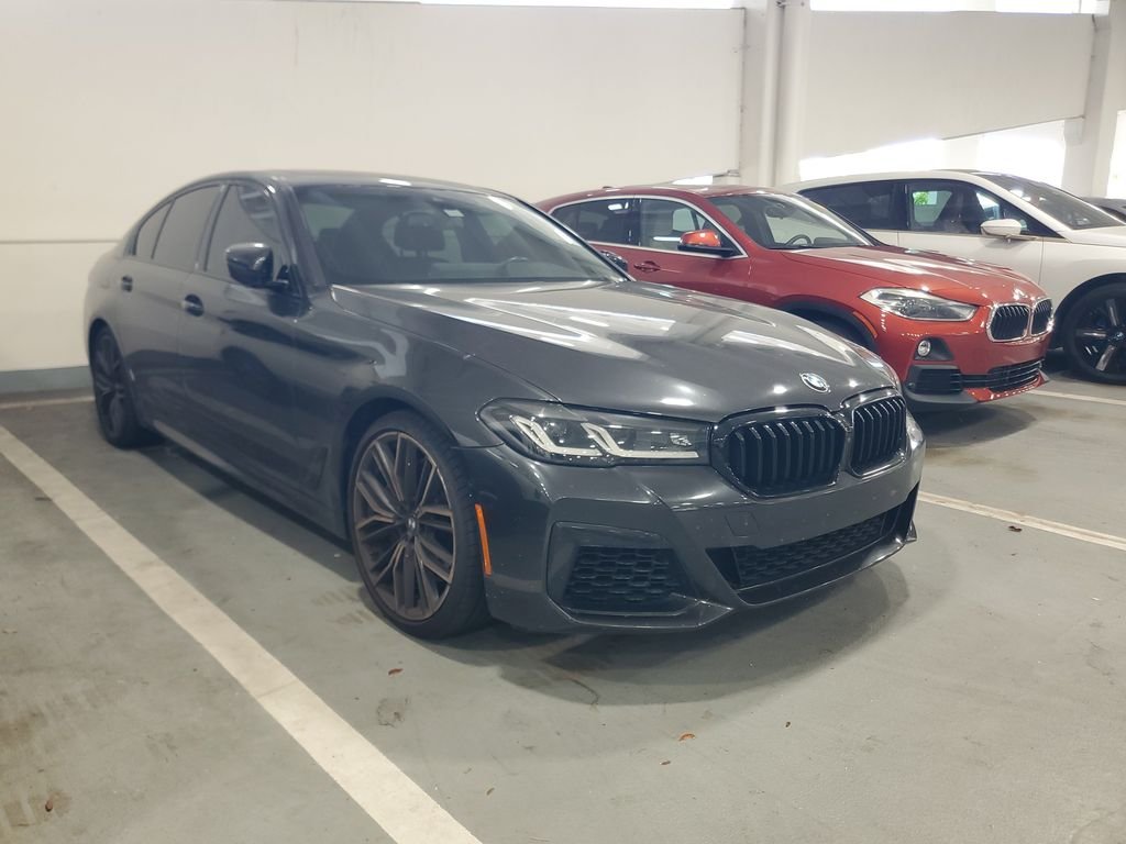 Certified Used 2023 Dark Graphite BMW M550i xDrive image 2