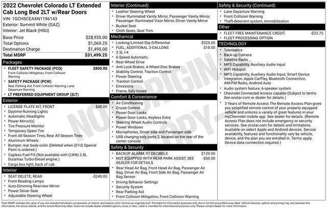 Used 2022 White Chevrolet LT image 37