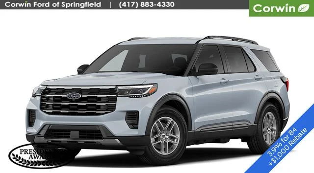 New 2026 Space White Metallic Ford Active image 1