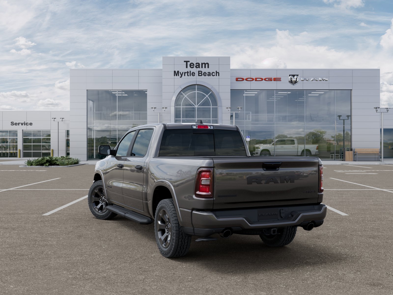 New 2026 Granite Crystal Metallic Clear-Coat Exterior Paint RAM Big Horn/Lone Star image 30