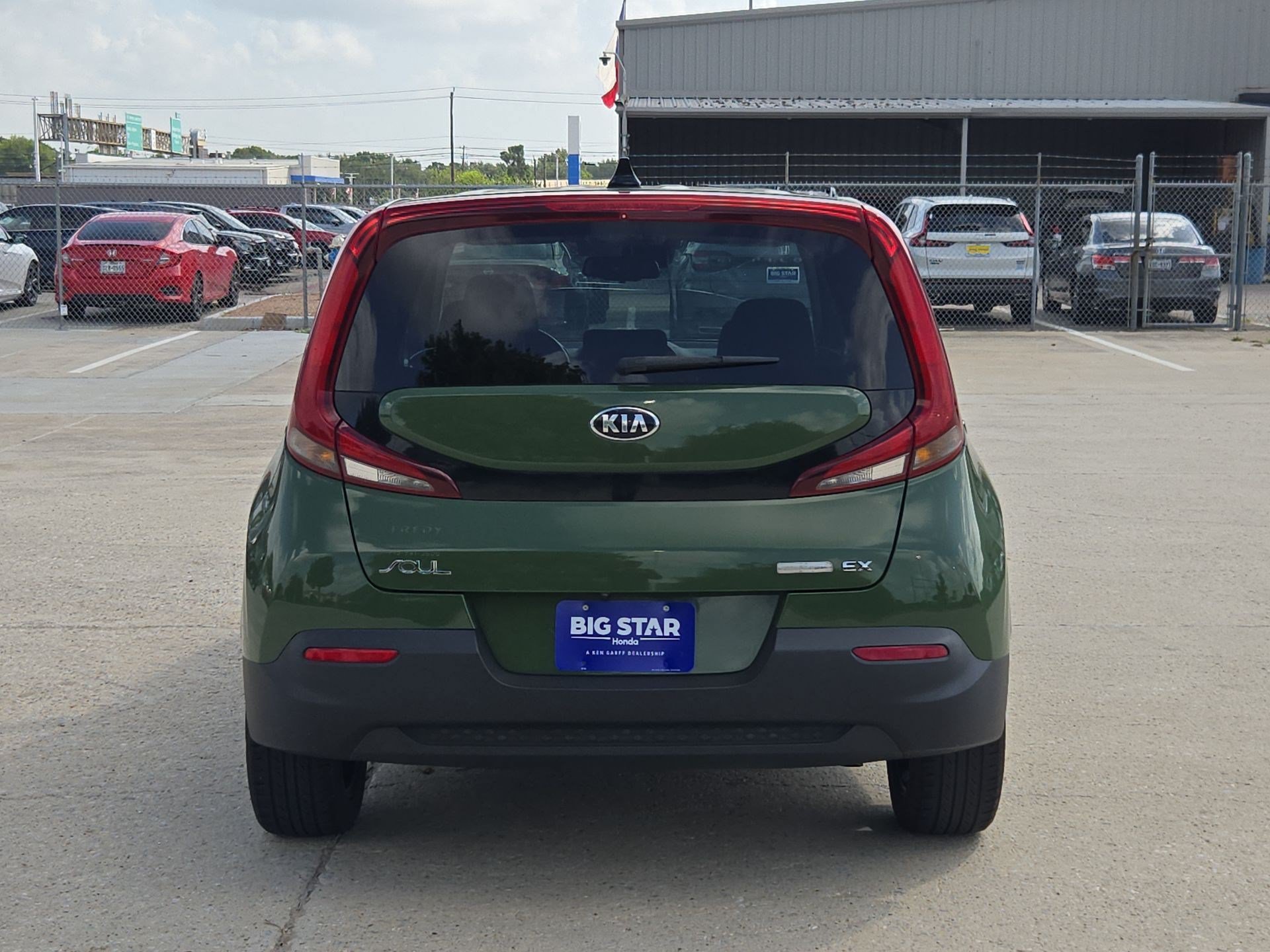 Used 2020 Undercover Green Kia EX image 4