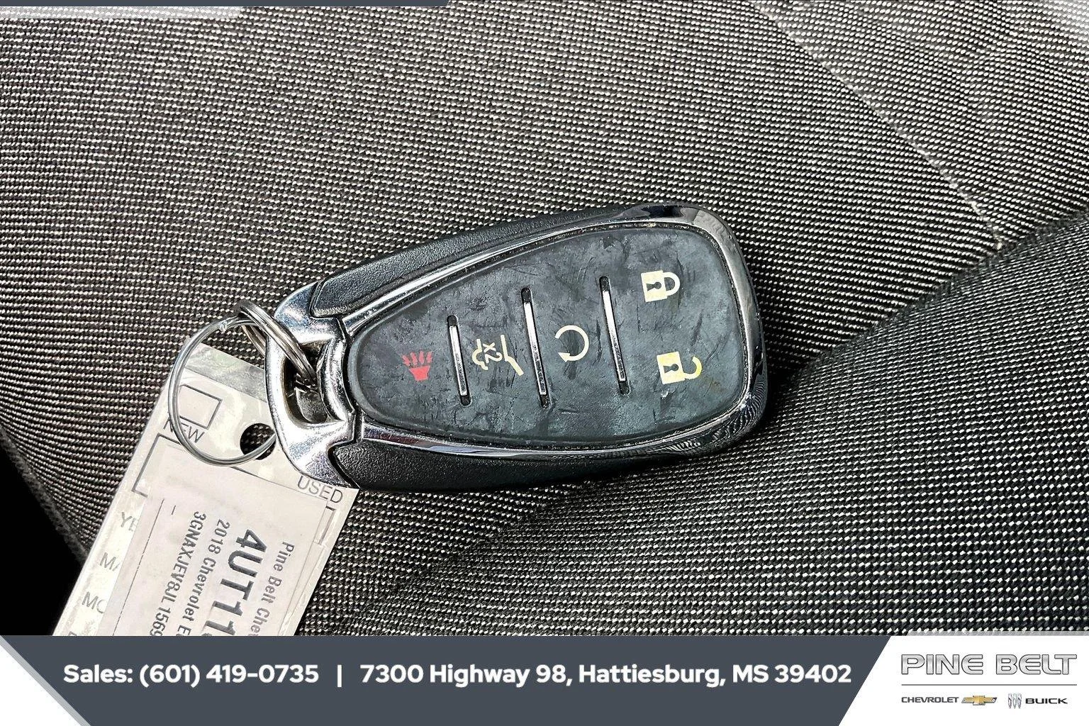 Used 2018 NIGHTFALL GRAY METALLIC Chevrolet LT image 9