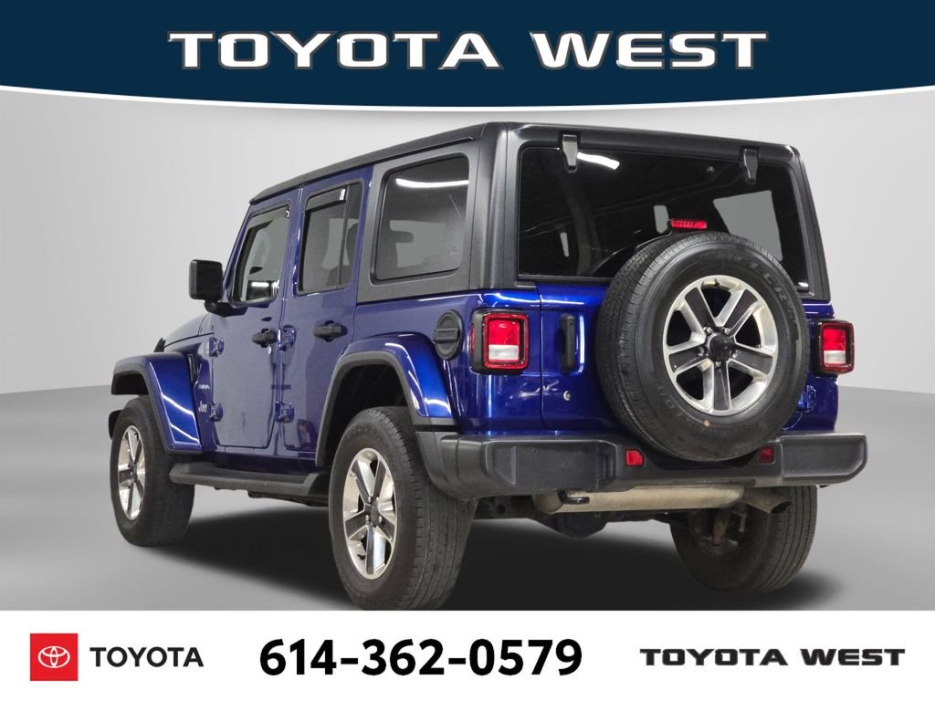 Used 2019 Blue Jeep Unlimited Sahara image 10