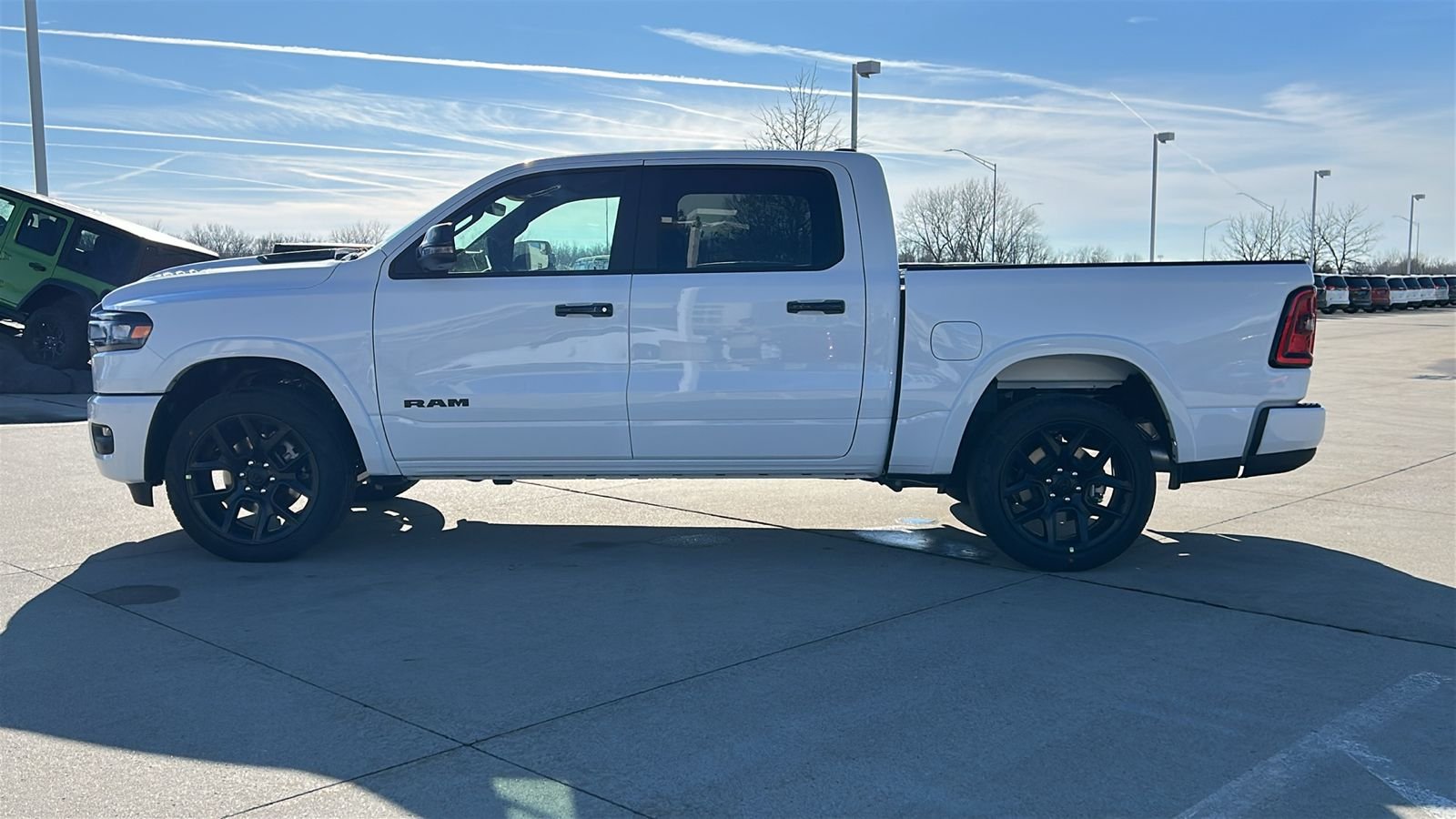 New 2026 Bright White Clear-Coat Exterior Paint RAM Laramie image 6
