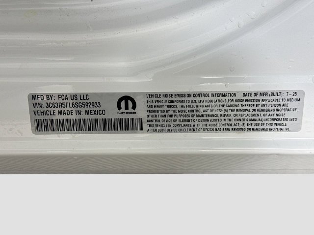 New 2025 Bright White Clear-Coat Exterior Paint RAM Laramie image 31
