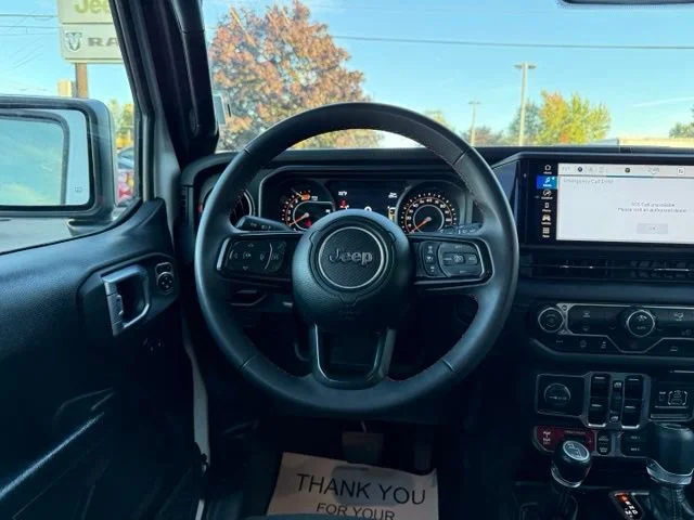 Used 2025 Bright White Clearcoat Jeep Rubicon image 18