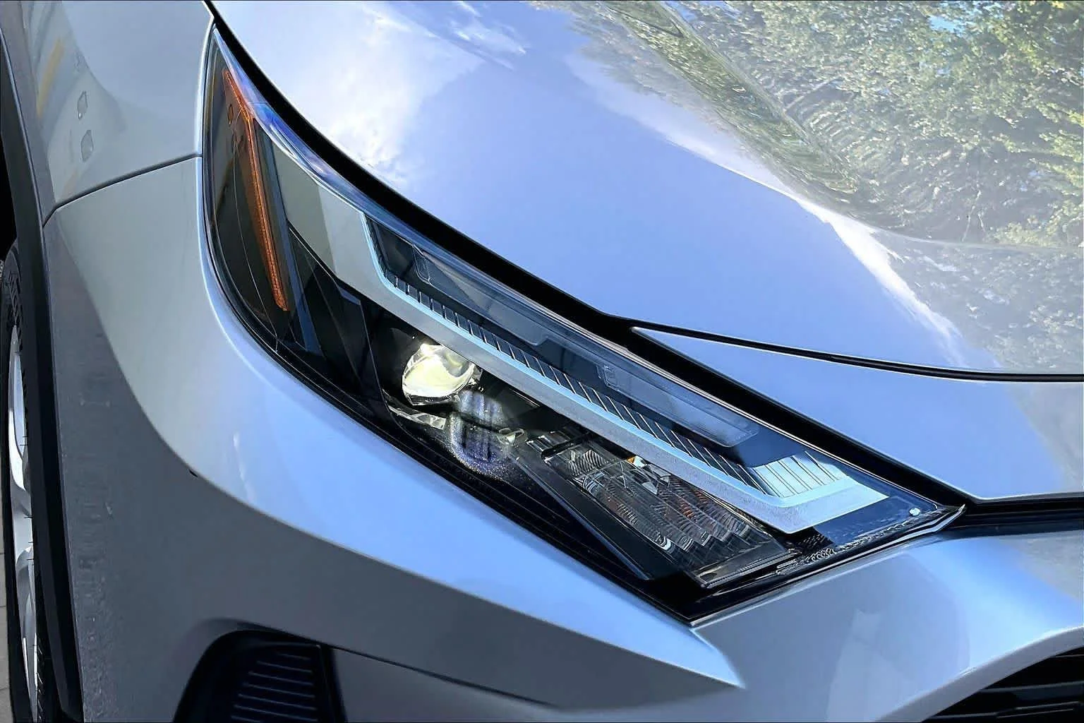 Used 2023 Silver Sky Metallic Toyota LE image 26