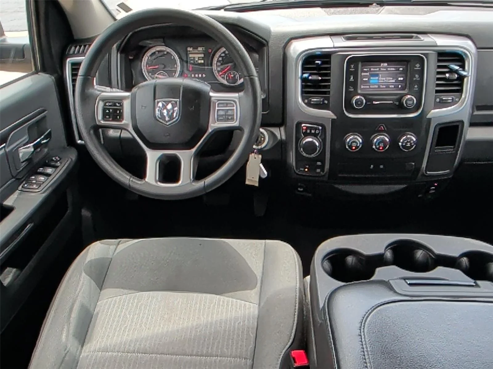 Used 2024 Diamond Black Crystal Pearlcoat Ram SLT image 26