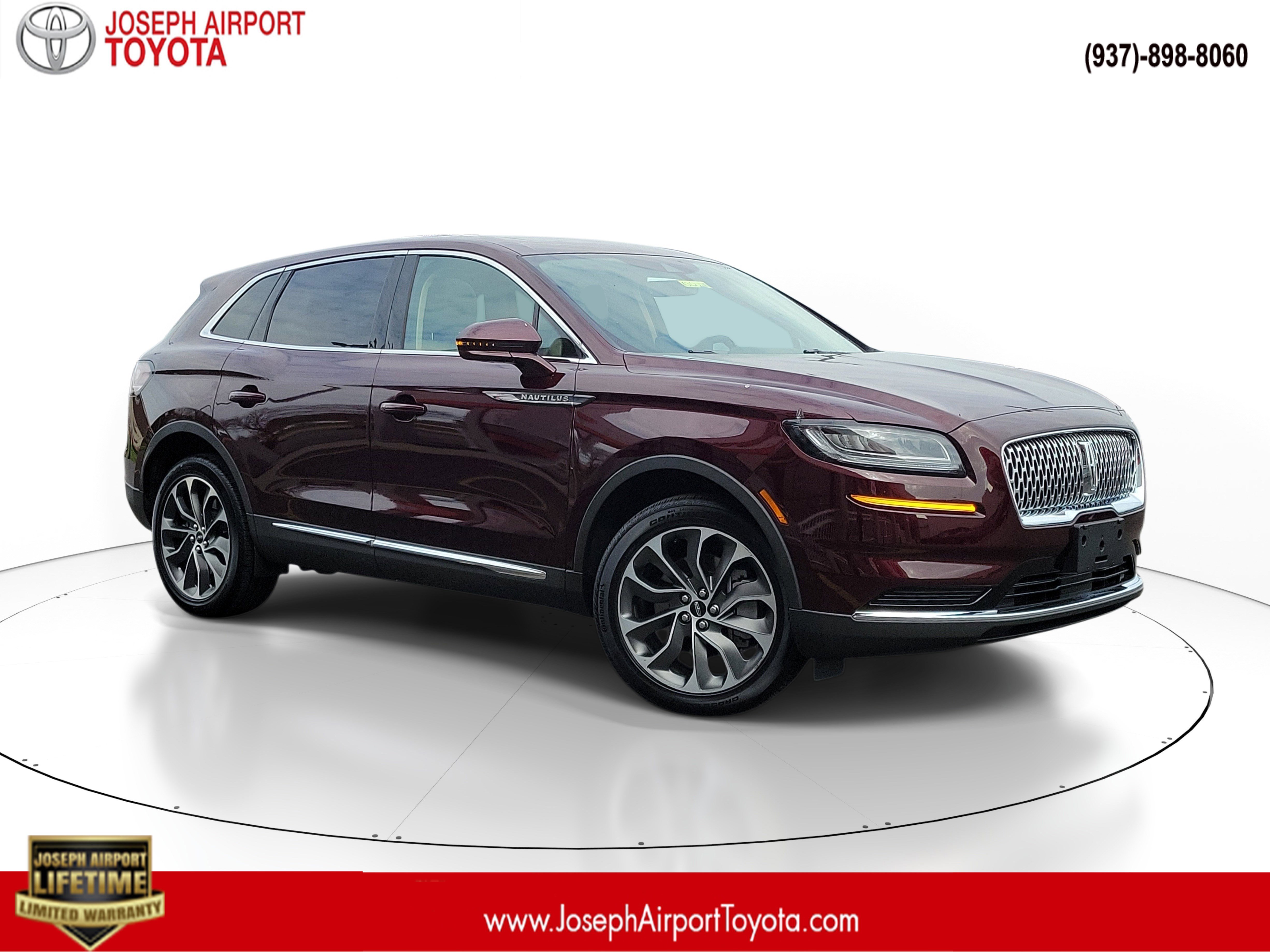 Red (Burgundy Velvet Metallic Tinted Clearcoat) 2023 Lincoln Nautilus Reserve AWD SUV / Crossover All-Wheel Drive