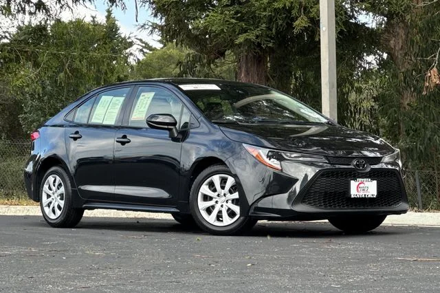 Certified 2022 Toyota Corolla LE with VIN JTDEPMAE4NJ225509 for sale in Capitola, CA