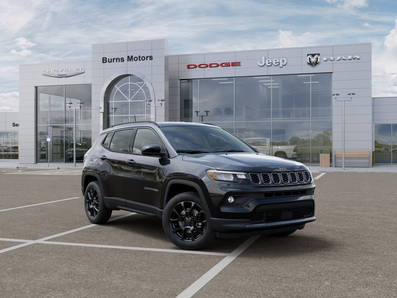 New 2026 Diamond Black Crystal Pearlcoat Jeep Latitude Altitude image 5