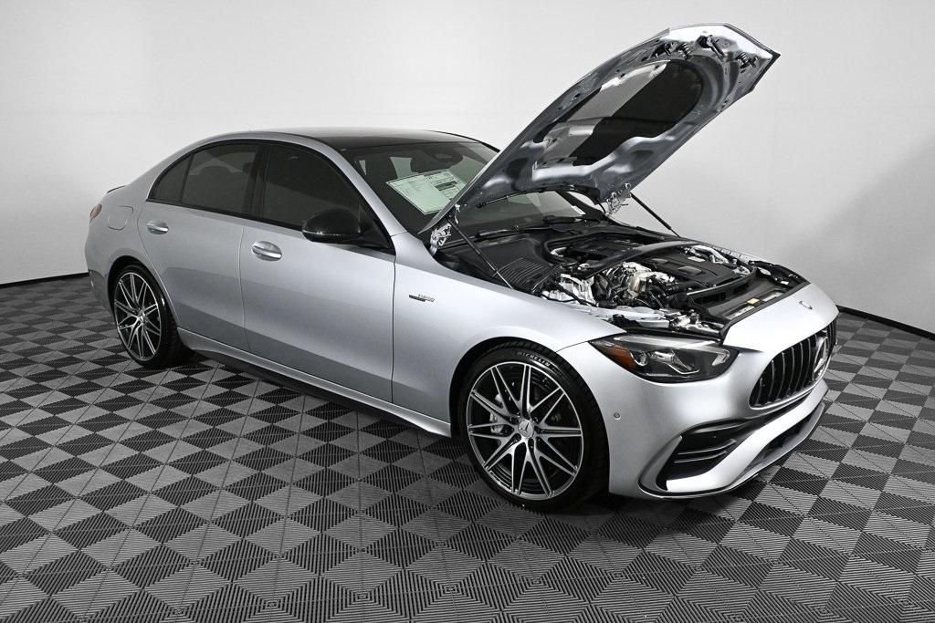 New 2025 Cirrus Silver Metallic Mercedes-Benz AMG® C 43 4MATIC® Sedan image 31