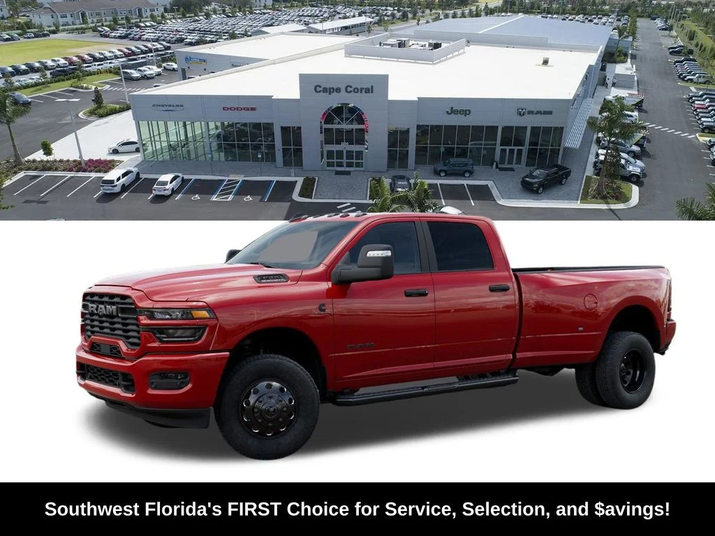 New 2026 Flame Red Clear-Coat Exterior Paint RAM Big Horn image 2