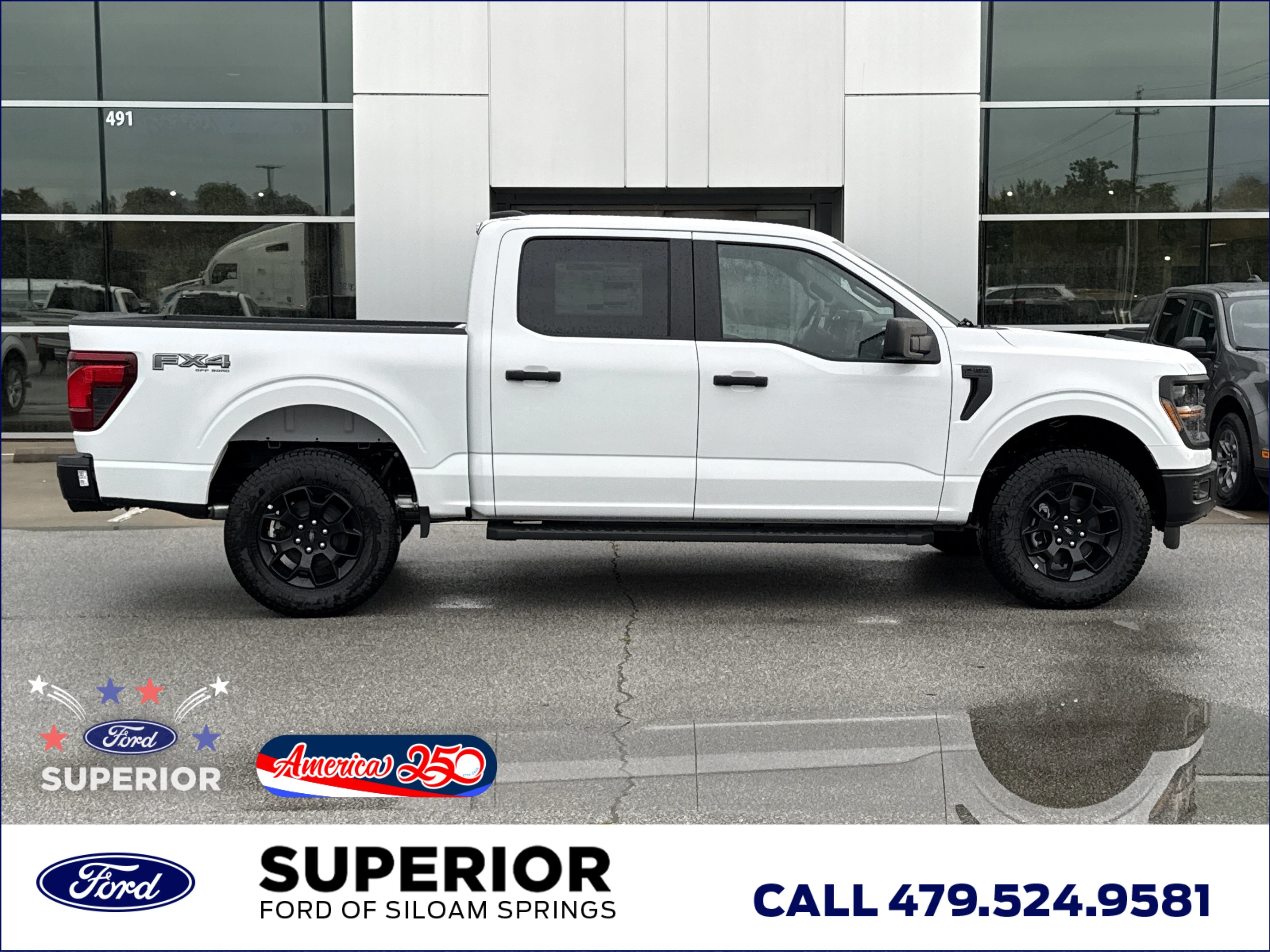 New 2026 Oxford White Ford STX 4WD image 2