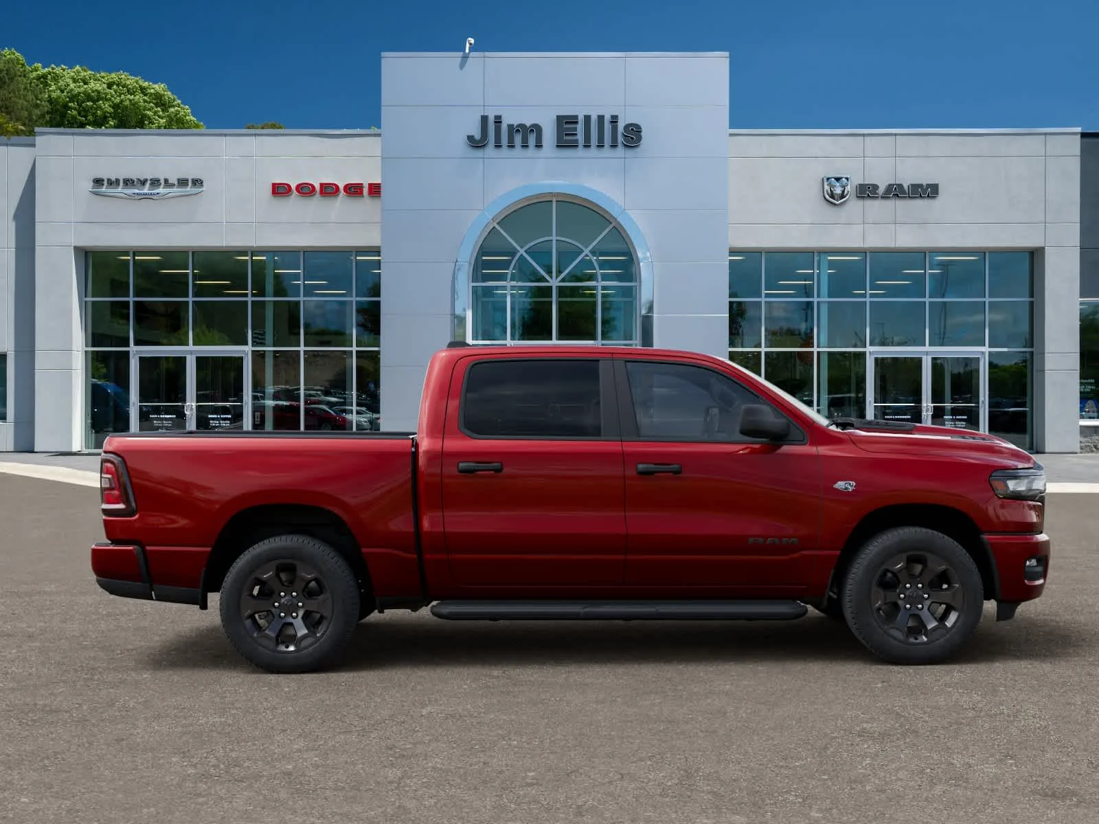 New 2026 Molten Red Pearl-Coat Exterior Paint RAM Tradesman image 21