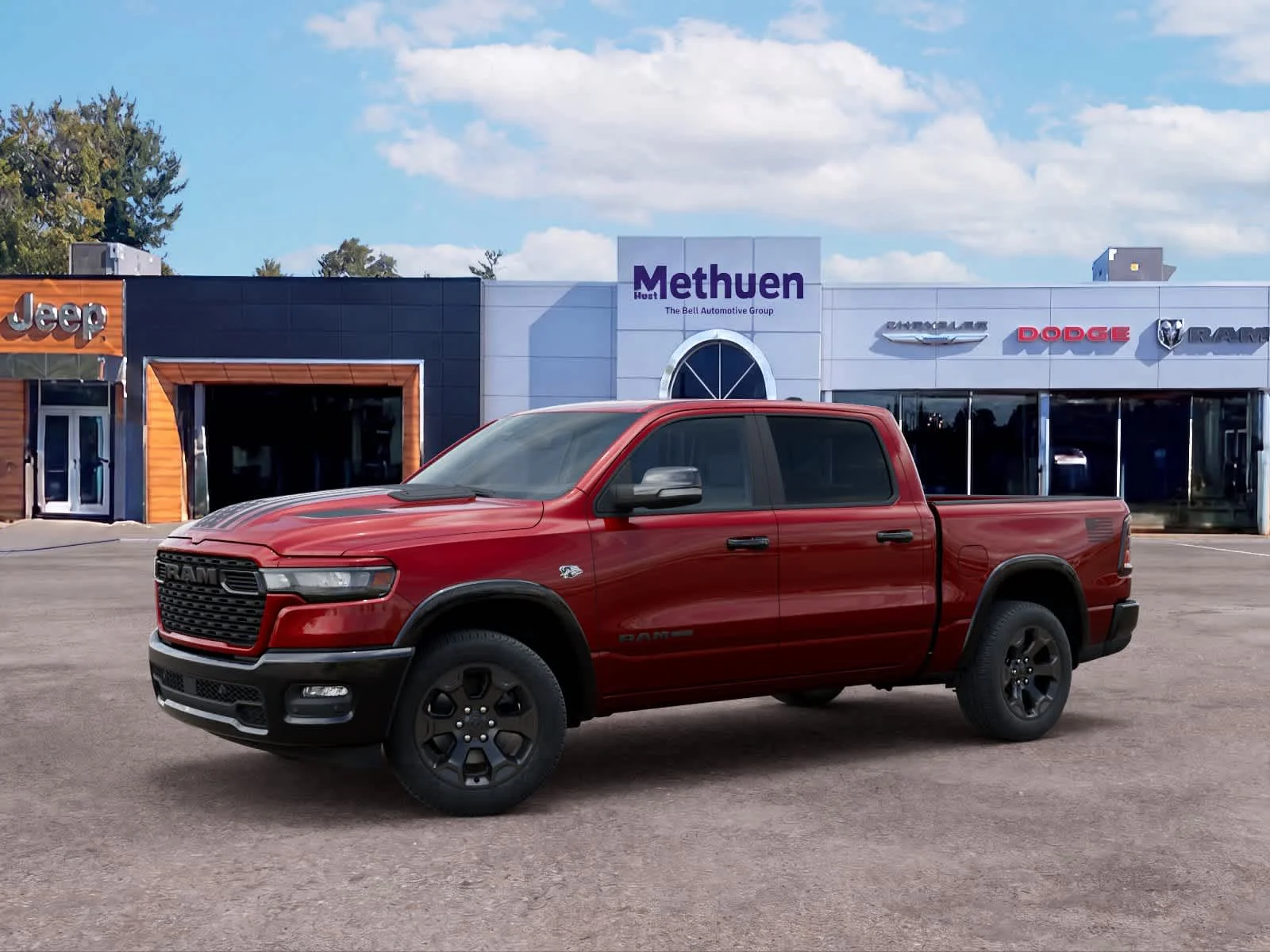 New 2026 Molten Red Pearlcoat Ram Big Horn image 2