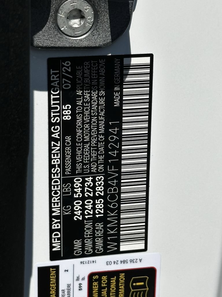 New 2027 MANUFAKTUR Moonlight White Metallic Mercedes-Benz AMG® CLE 53 image 64