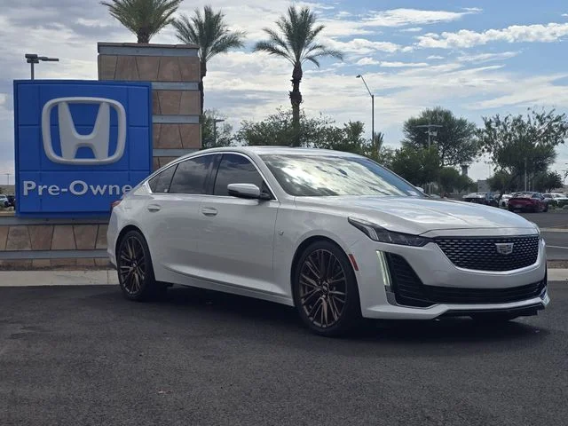 Used 2020 Crystal White Tricoat Cadillac Luxury image 3