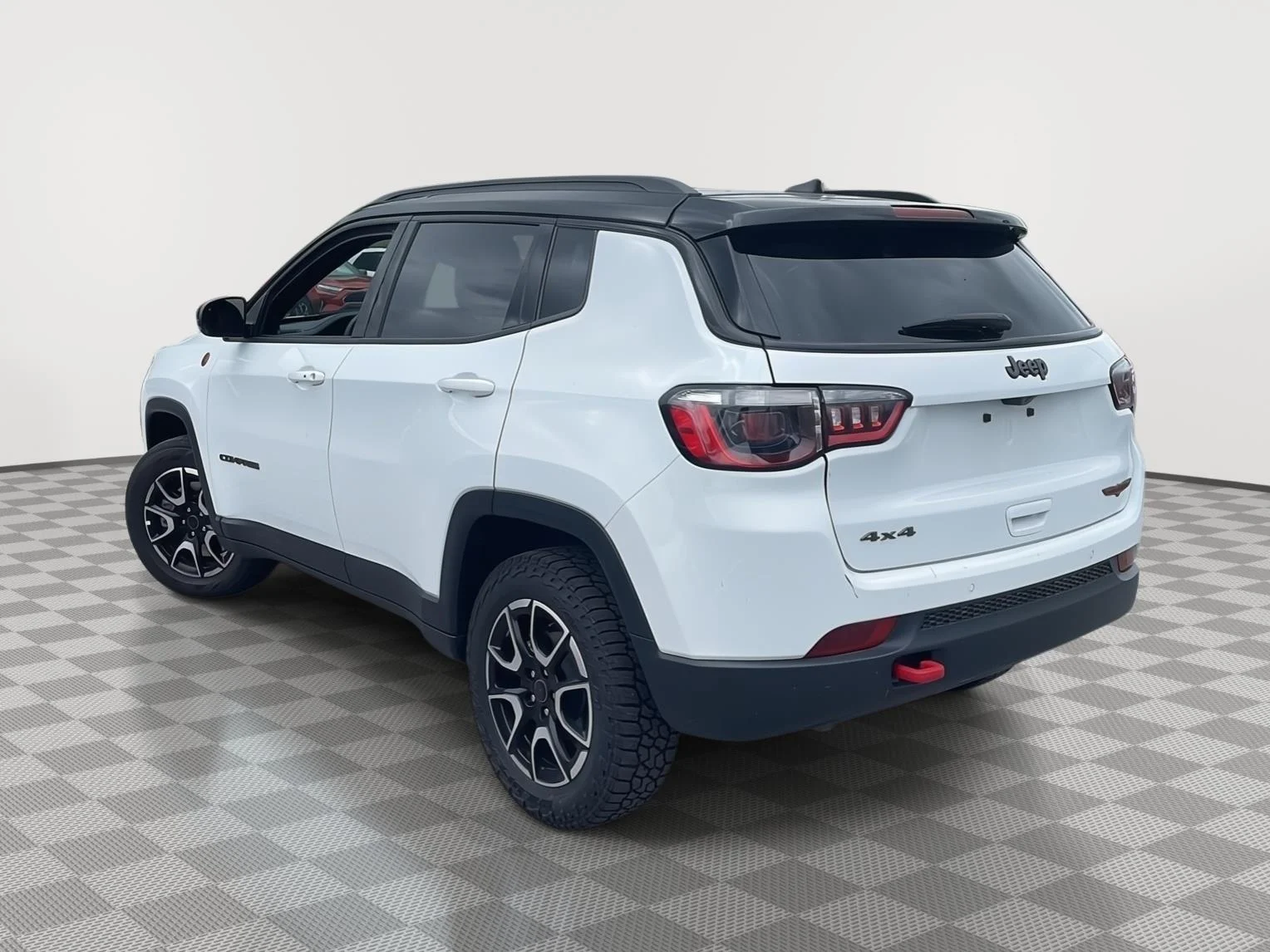 Used 2025 Bright White Clearcoat Jeep Trailhawk image 6