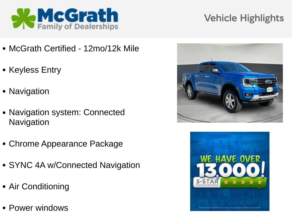 Used 2024 Blue Ford XLT image 6
