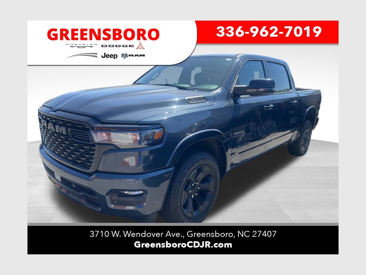 New 2026 Forged Blue Metallic Exterior Paint RAM Big Horn/Lone Star image 1